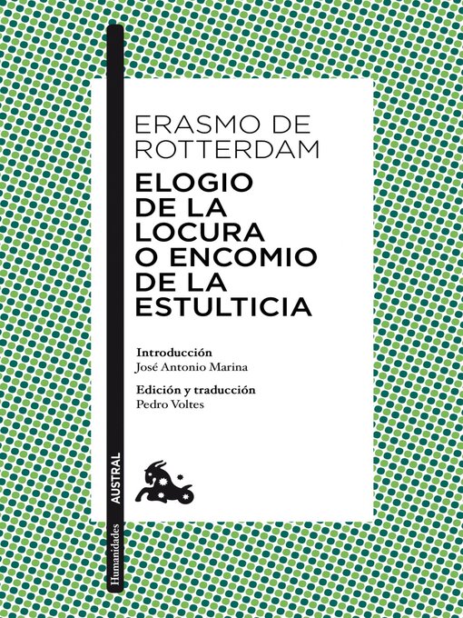 Title details for Elogio de la locura o Encomio de la estulticia by Erasmo de Rotterdam - Wait list